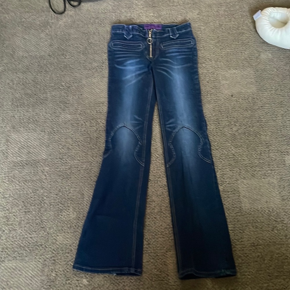 Slit  vintage flare jeans
